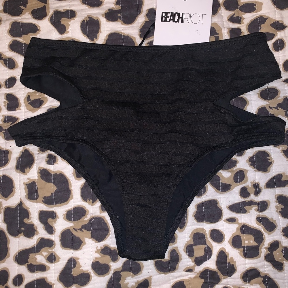 NWT Beach Riot Whitney High Waisted Bikini Bottom - Picture 3 of 4